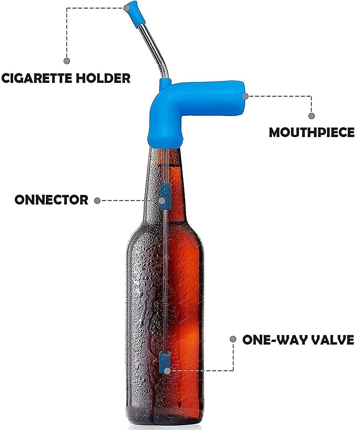 cigarette snorkel Beer Snorkel, Beer Bong, Beer Funnel, Beer Wine Dispenser with Clea