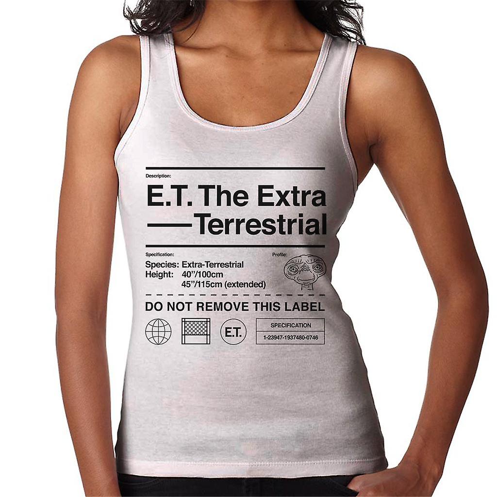 E.T. The Extra Terrestrial Specification Profile Women's Vest