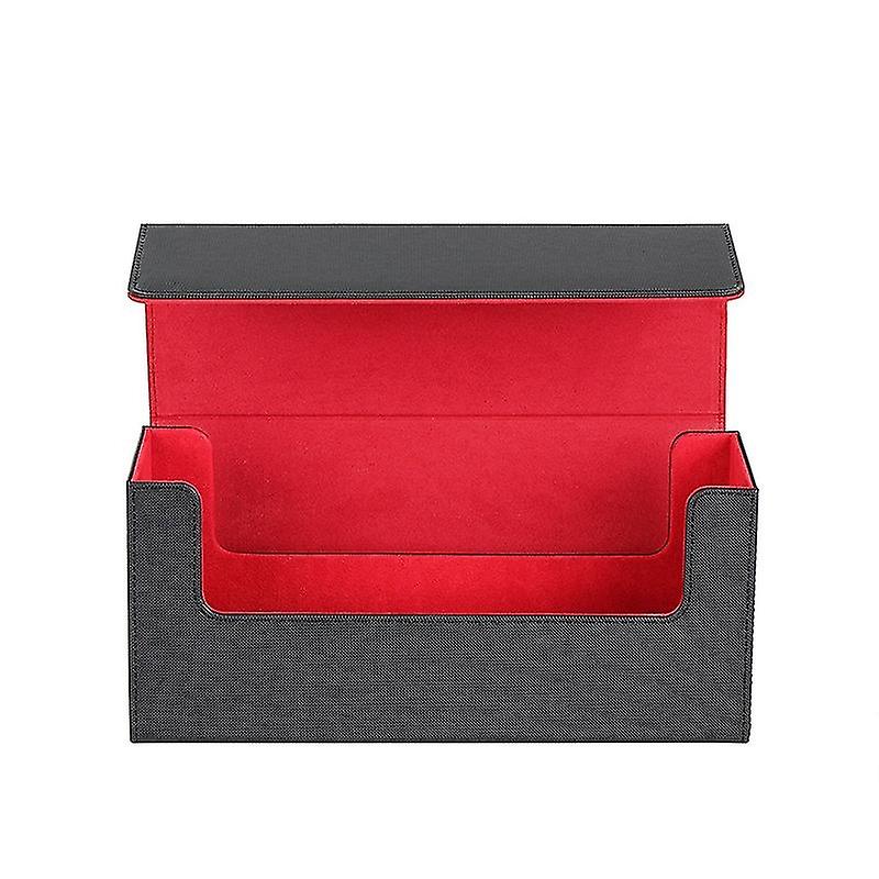 Mtg Desk Box Desk Box Card Storage Box Magnetic Deck Box PU Leather Deck Box for Trading Card Games