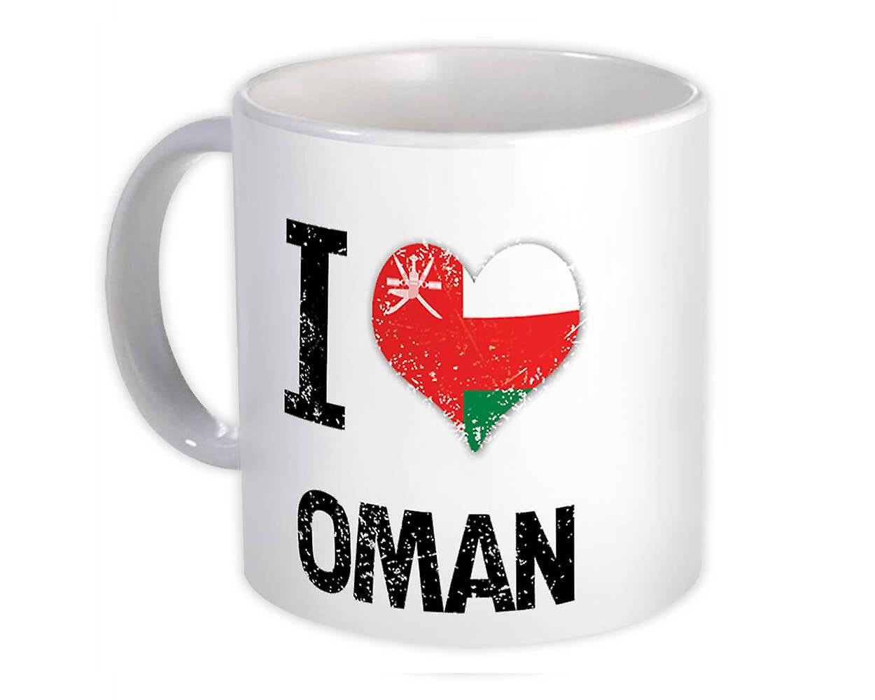 Presentmugg: Jag älskar Oman Heart