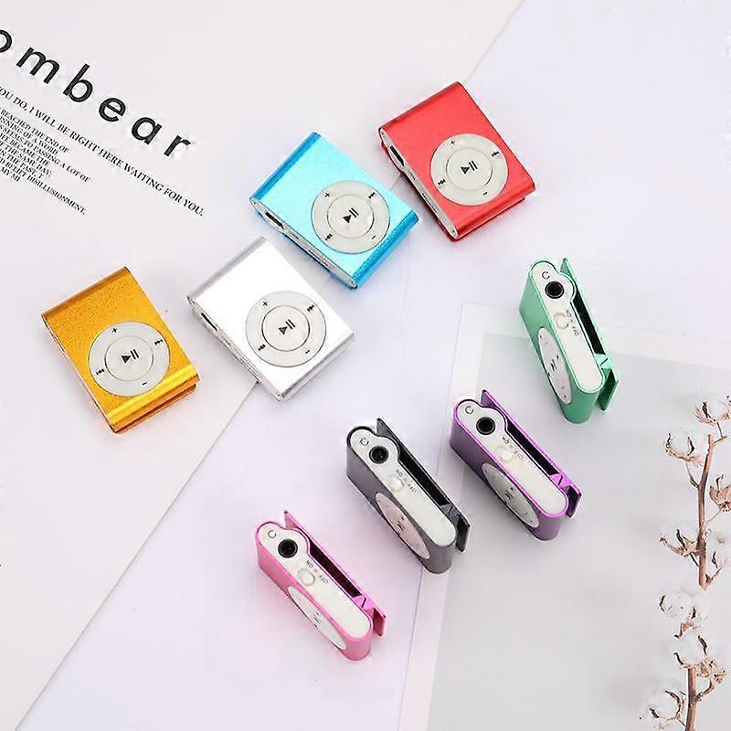 3.5mm USB2.0 Mini MP3 Player with Clip Support  Memory Card Simple No Dispaly Screen