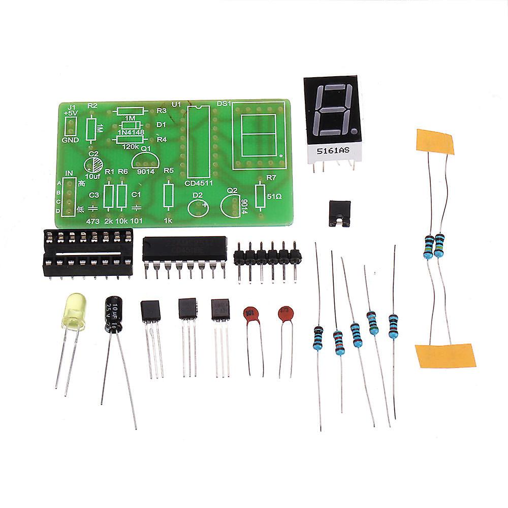30Pcs Diy Digital Display Led Logic Pen Electronic Kit High And Low Level Test Circuit Soldering Practice Board Kit