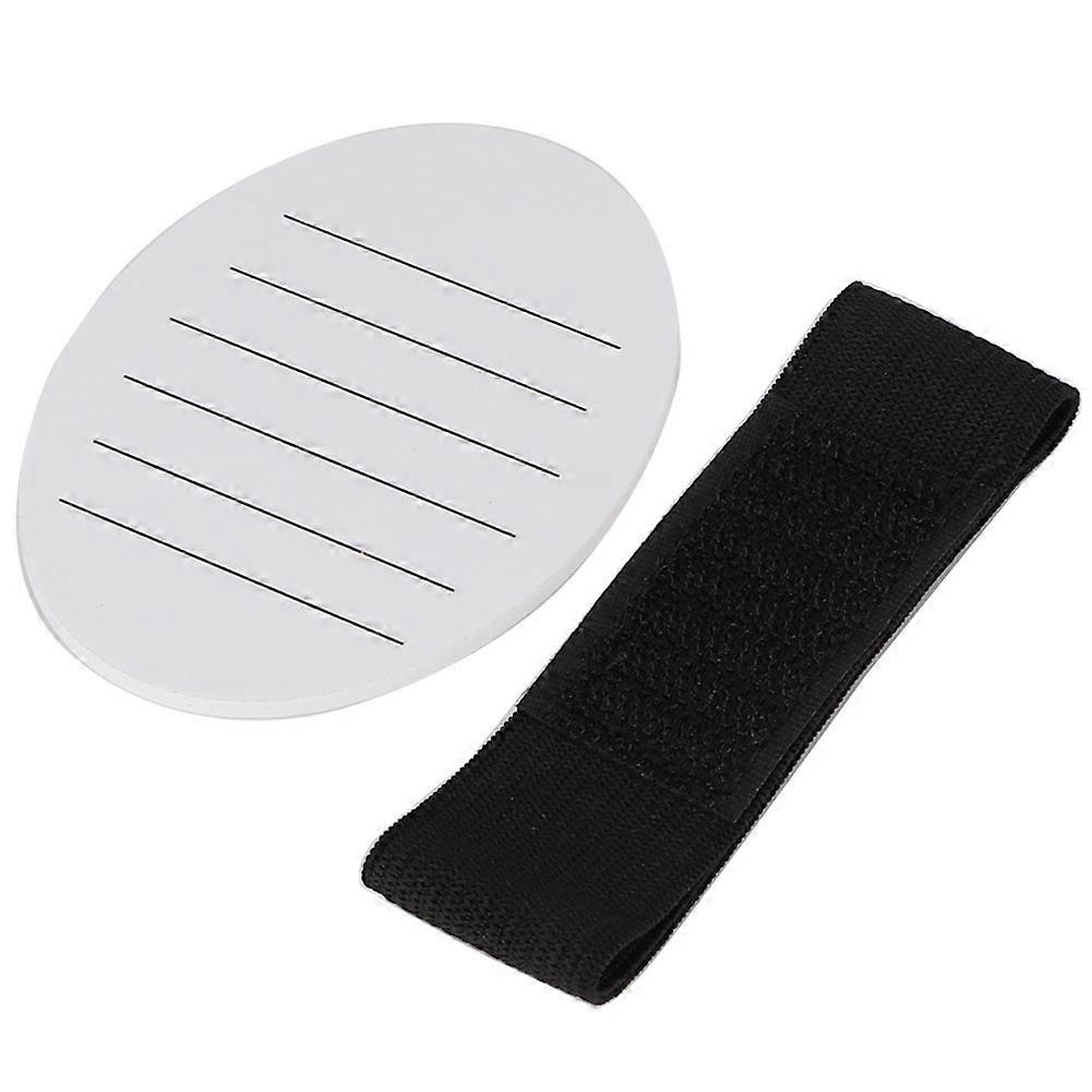 Professional Acrylic Handheld False Eyelash Plate Pallet Lash Extension Holder White With Belt