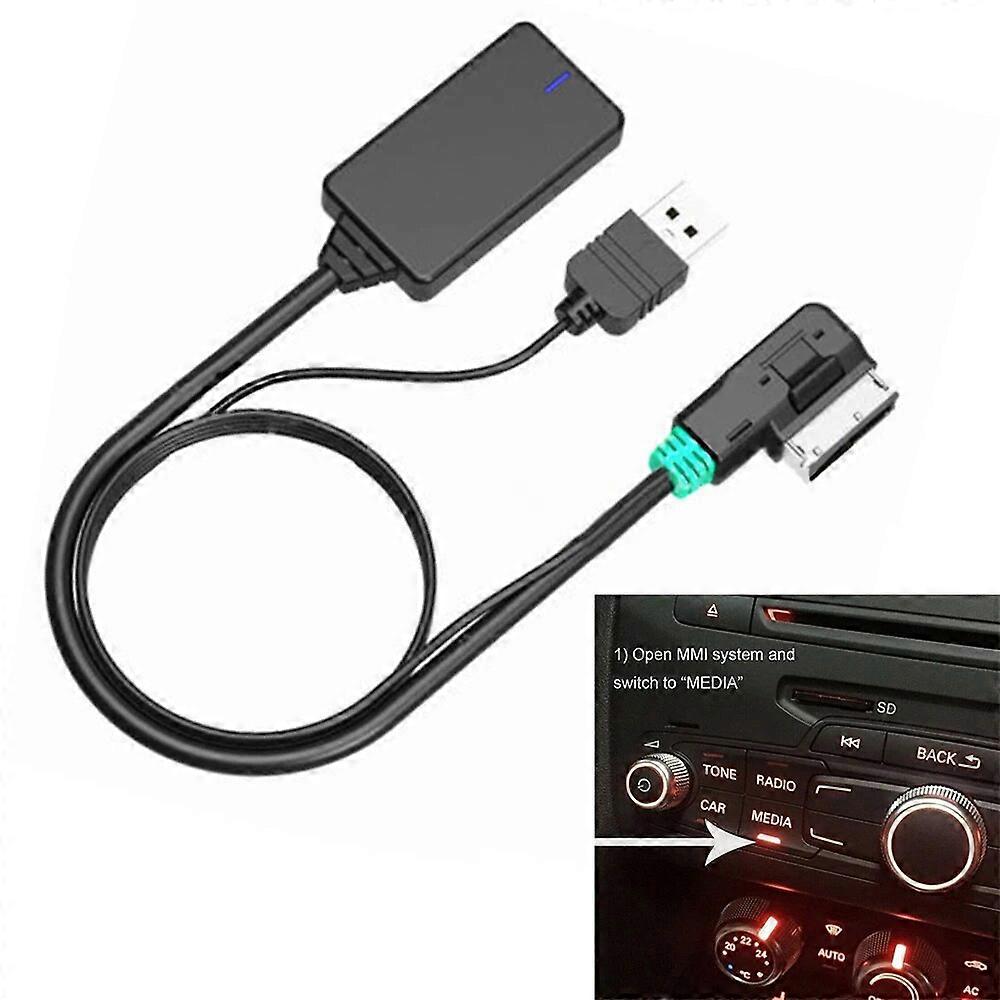 Adattatore Bluetooth 5.0 Per Audi A4 A6 - Ingresso Audio Wireless Per MMI 3G AMI 12Pin - Foto 4