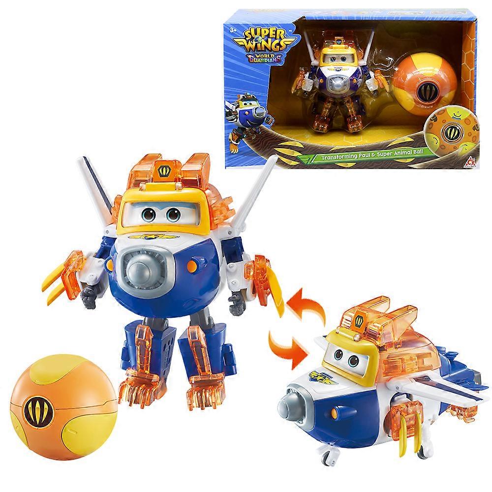 S6 5 Inches Transforming Dizzy & Ball - Water Power Robots Deformation To Airplane Action Figures Anime Kid Toys