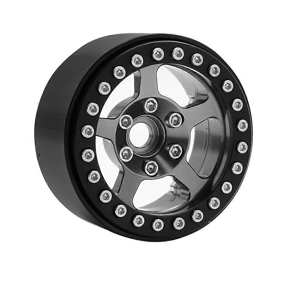 1/10 RC Crawler Aliaj de aluminiu 1.9 inch Beadlock Roți colorate cu 5 spițe jantă pentru TRX4 YK4102 Axial SCX10 II RGT EX86190