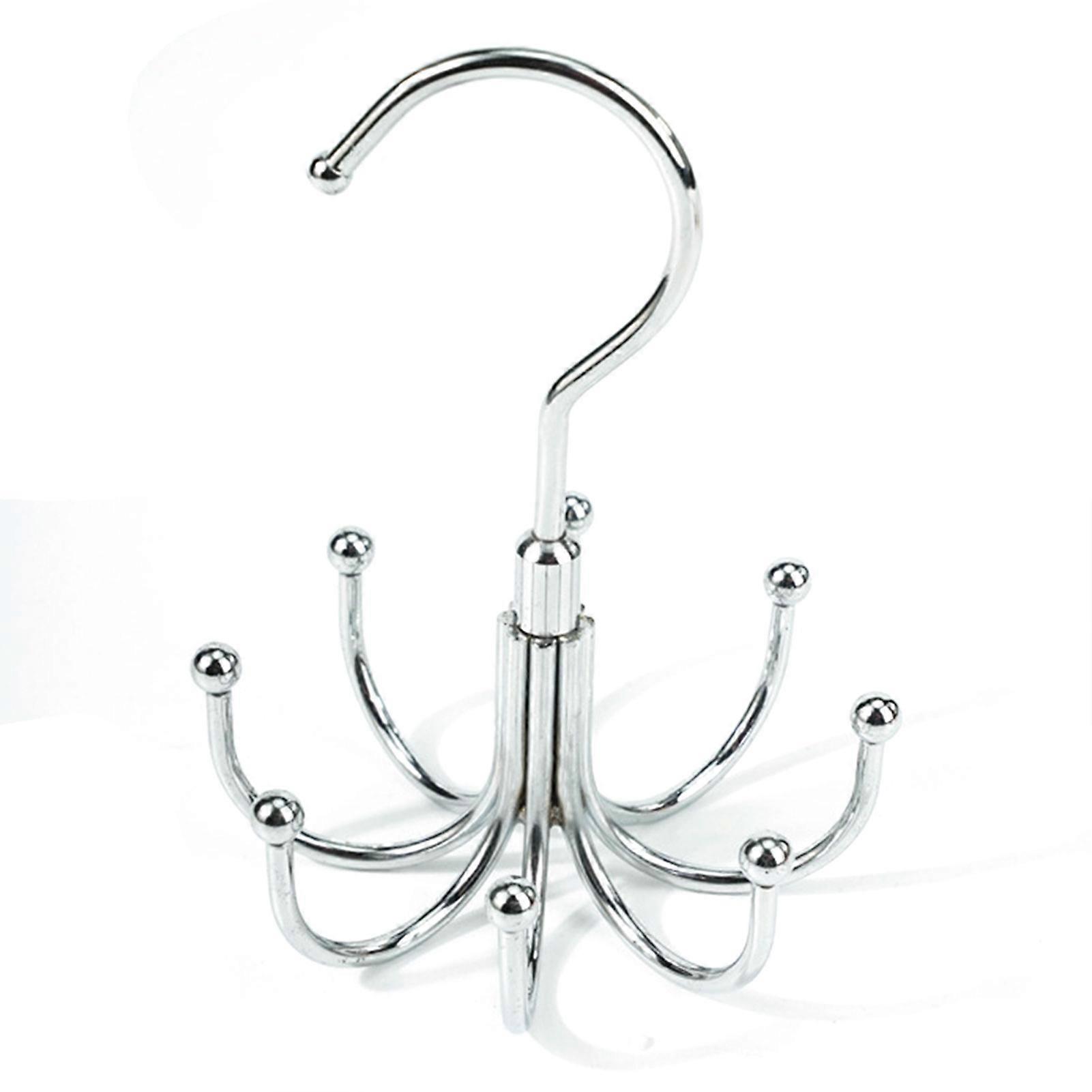 Home Swivels Holder Multipurpose Stackable Tie Hook Racks for Kitchen