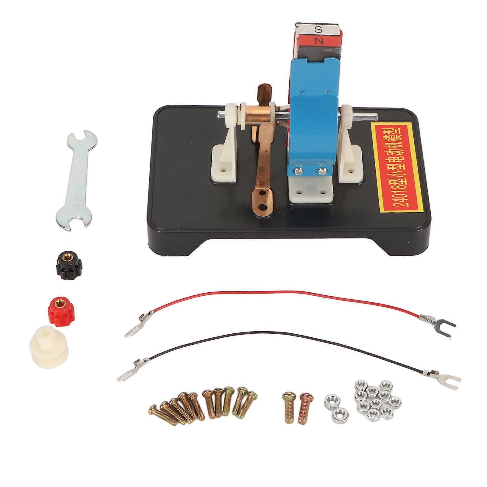 DIY DC Electric Motor Model Assemble Kit Portable Simple Motor Model for Kids Physics Science Educational Toy
