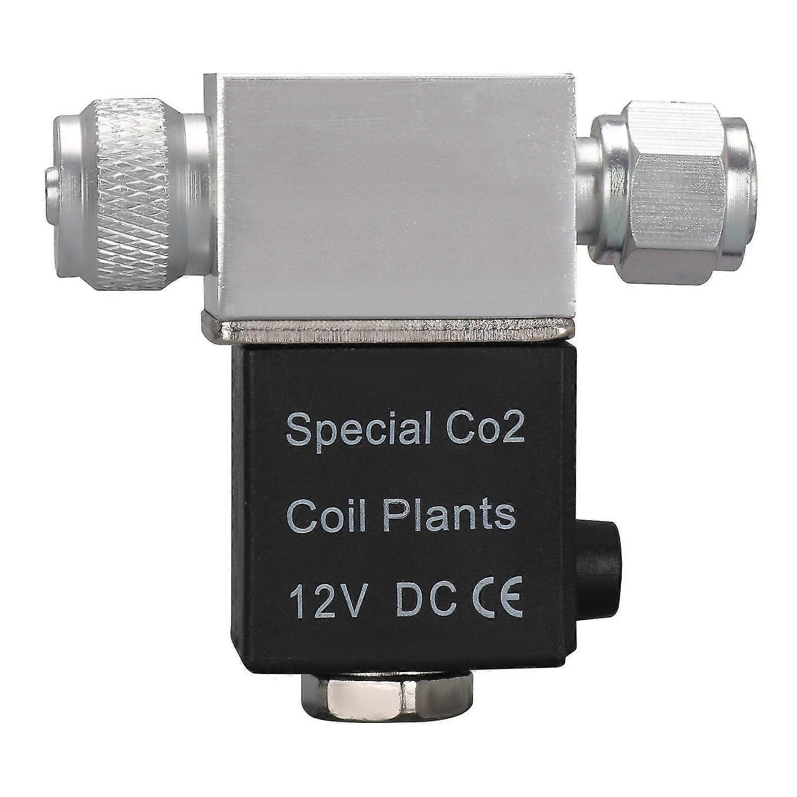 Électrovanne pour régulateur de système de CO2 d’aquarium DC 12V Sortie Connect M10 * 1 Filetage externe unique