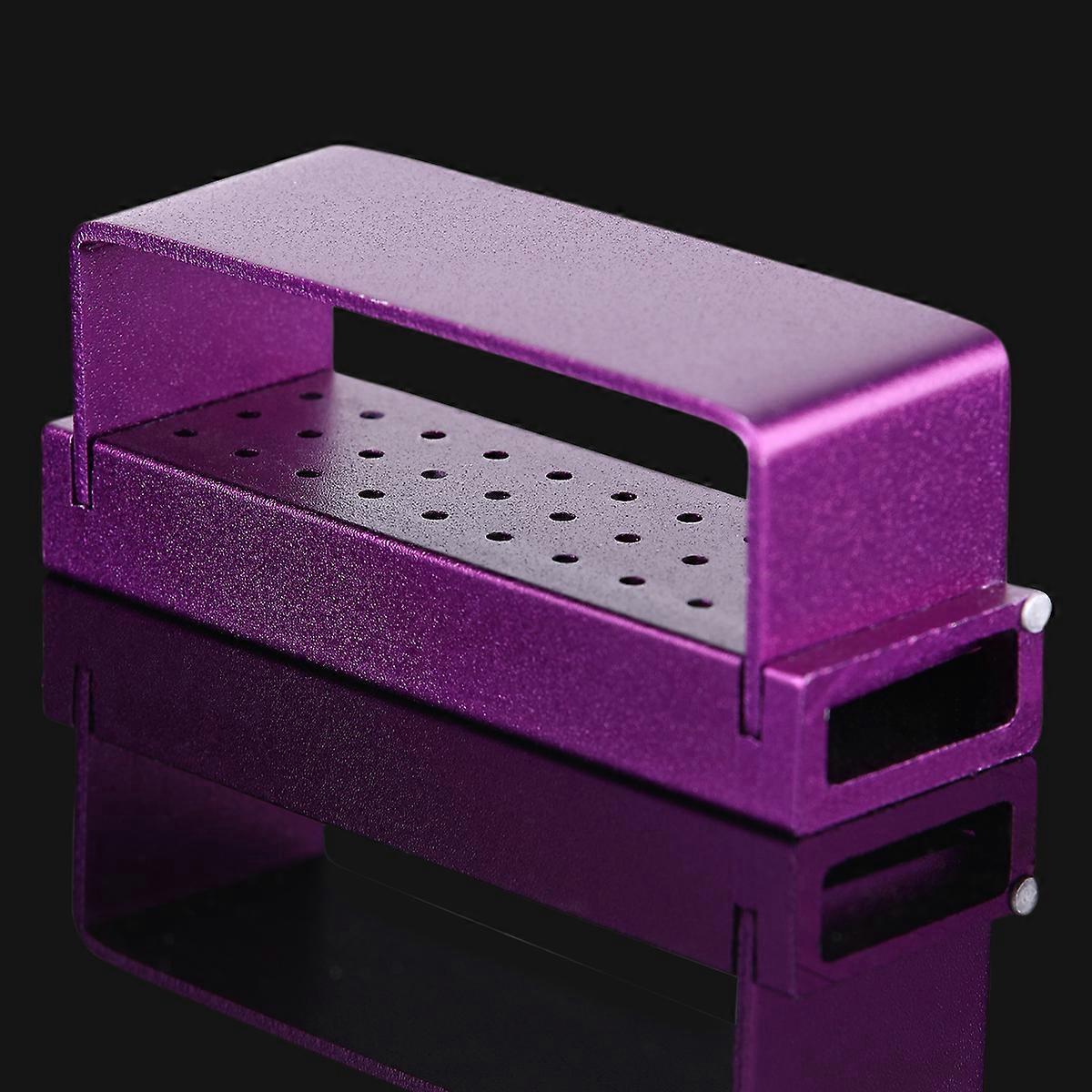 Fsw Dental 30 Holes Burs Drill Disinfection Block Fg Bur Sterilization Holder Autoclavable Aluminium