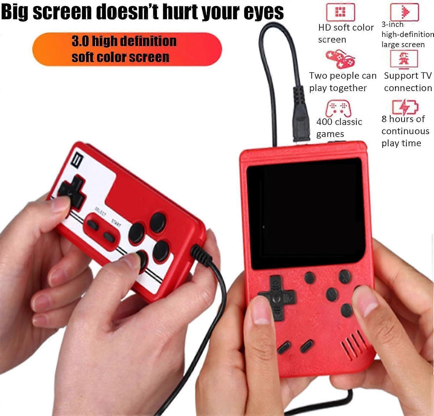 TinyTendo 400 Nostalgic Games, 2024 Best Retrobros Tinytendo Handheld Console, Playzone Console, 2.6in 400 in 1 Game Console with Game Controller,Supp 400 Games Mini Gaming Console - Unboxing, Full Review \u0026 GamePlay