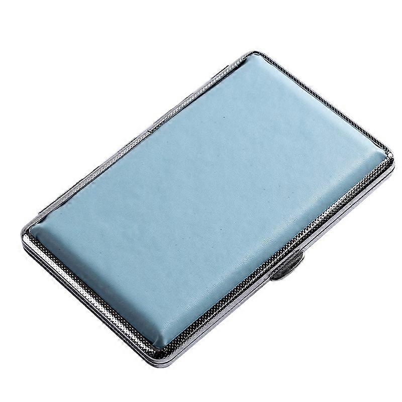Suncha Women's Cigarette Case Thin Cigarette Case Portable 20 Pcs Lengthened Creative Personalized Leather Automatic Flip