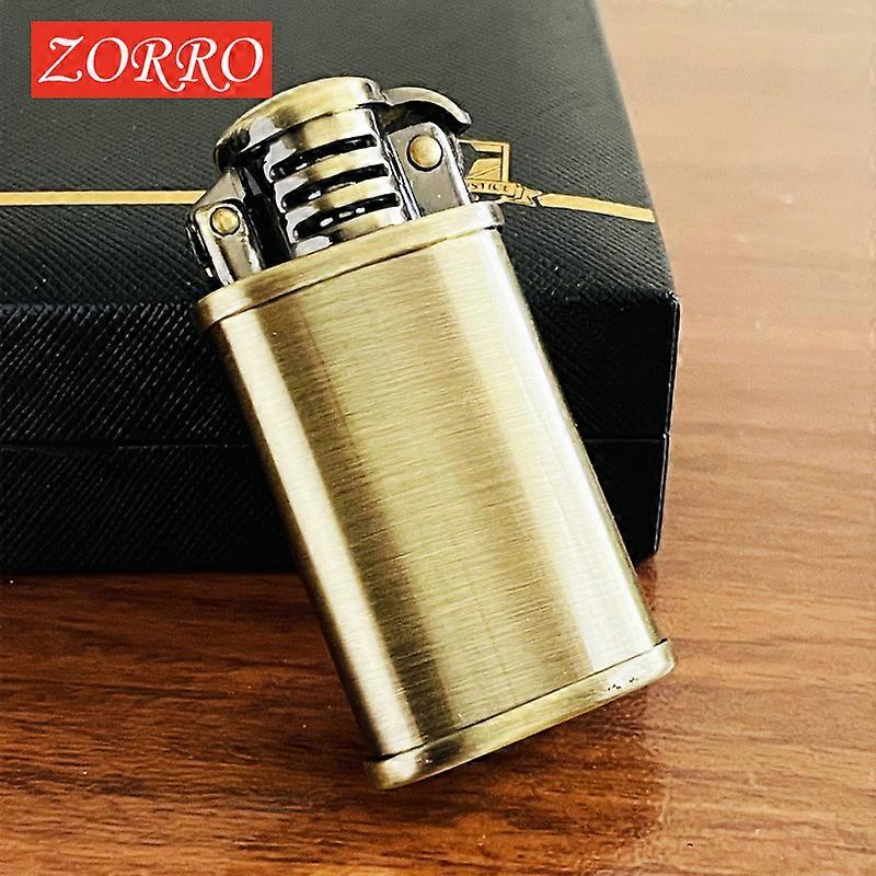 Retro Windproof Kerosene Lighter Men's Gift Creative Lighter Old Nine Door Lighter 520