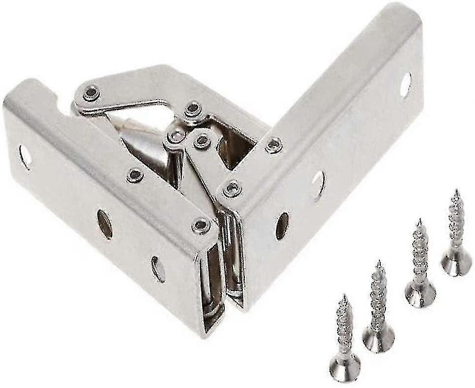 2 Packs Of 90 Degree Angle Bracket Support Foldable Display Stand Bracket Folding Door