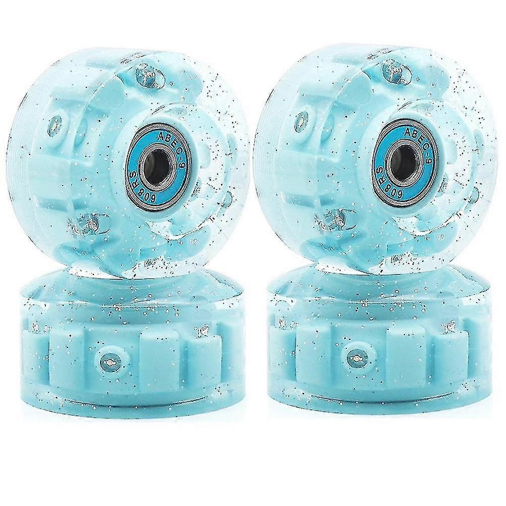4pcs roller skate wheels with children roller skates wheel,blue