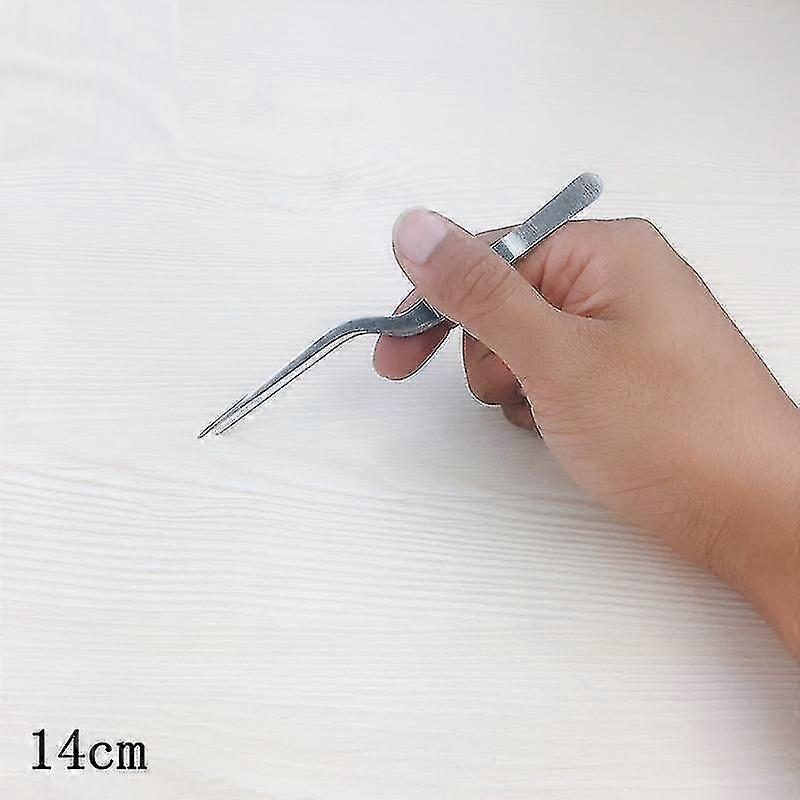 Multiple Specifications Chef Plating Tweezer Tongs Serving Presentation Stainless Steel Offset Chef Tool Trending Products