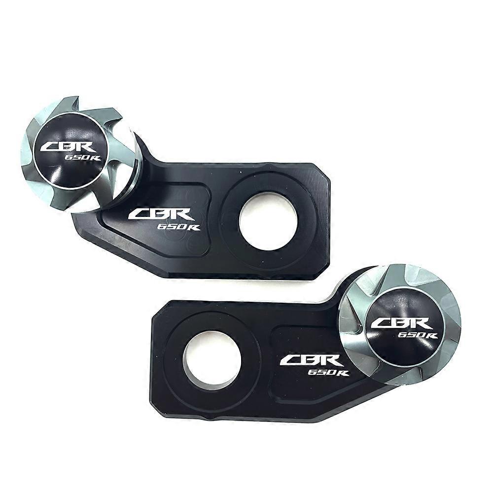 Logo Motorcycle Chain Adjustment Block Frame SWINGARM Spools SLIDERS For Honda CBR650R 2019 2020 2021
