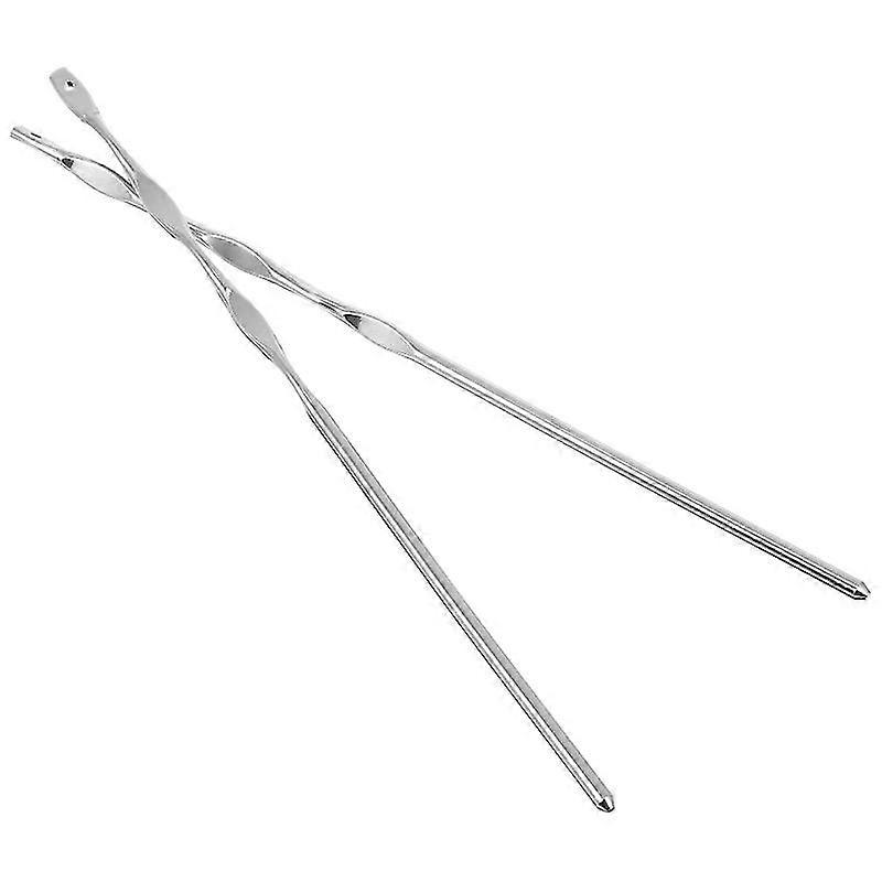2pcs Hanfu Hair Chopstick Making Stick Girl Hair Stick Kit Decorative Charm