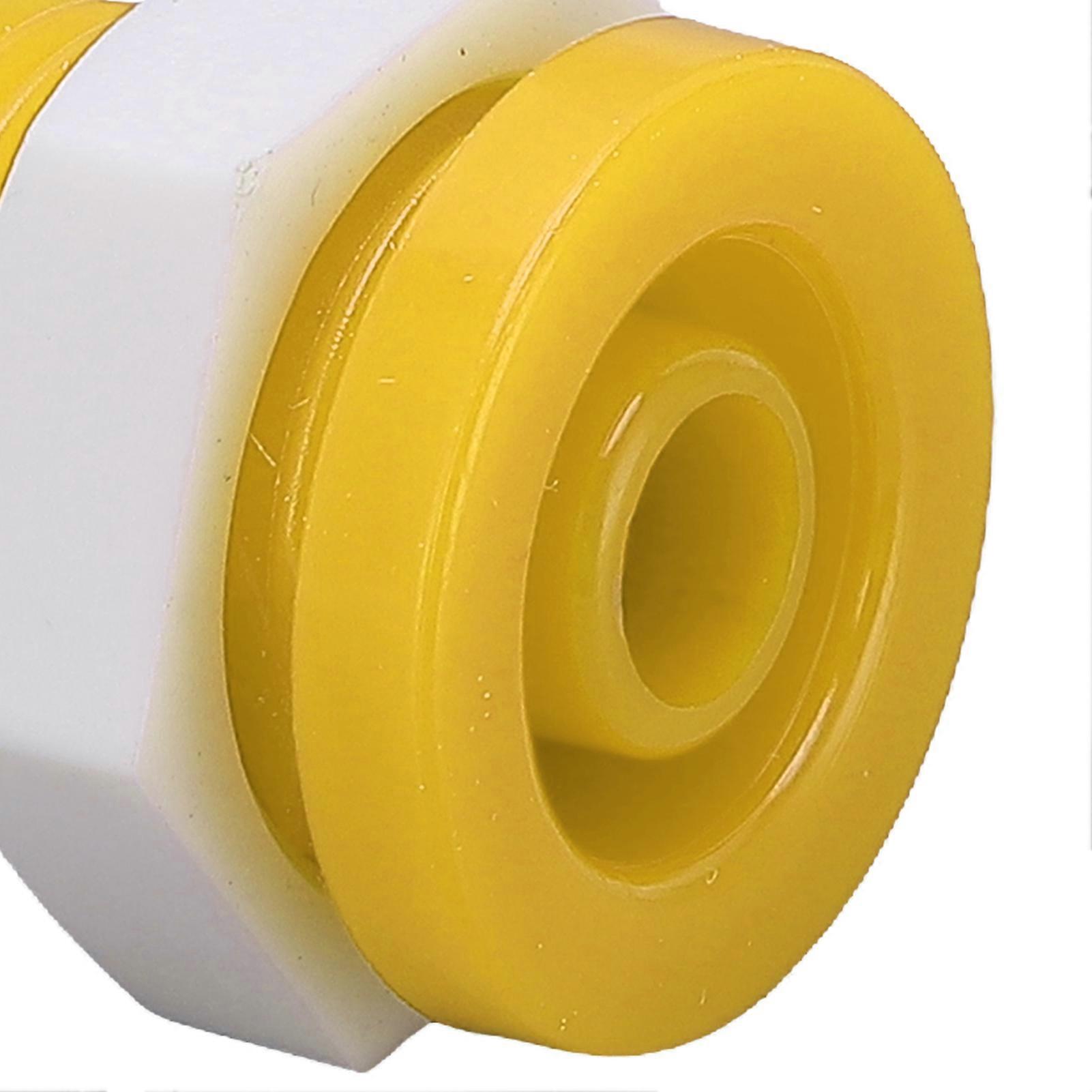 20Pcs Banana Socket 4mm Good Transmission Extensive Use Excellent Manufacture Electrical Connection AccessoriesYellow