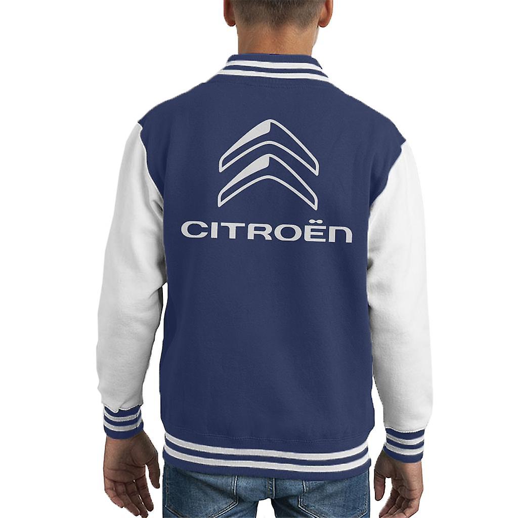 Citroen 2016 White Logo Kid's Varsity Jacket
