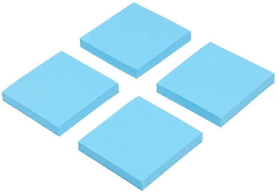 Sticky Notes, 3 X 3-inches, 100 Sheets Per Pad, 4 Pads Per Pack, Blue
