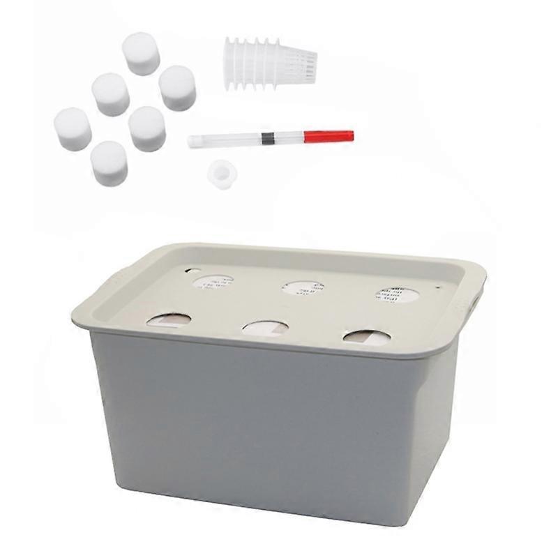 Indoor 6 Holes Hydroponic System Soilless Cultivation Plant Nursery Box Grow Kit KAESI