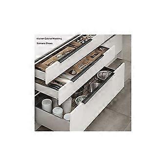 Maniglie Nascoste Per Mobili Da Cucina - Set Da 10 In Lega Di Alluminio, Nero, Interasse 96 Mm, Per Cassetti E Armadi - Foto 5