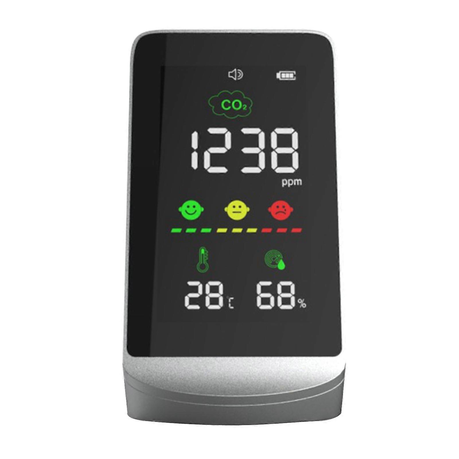 Breathalyzer Domestic Use Carbon Dioxide Detector CO2 Ambient Temperature &amp;Humidity Tester gas leak detector co2 detector