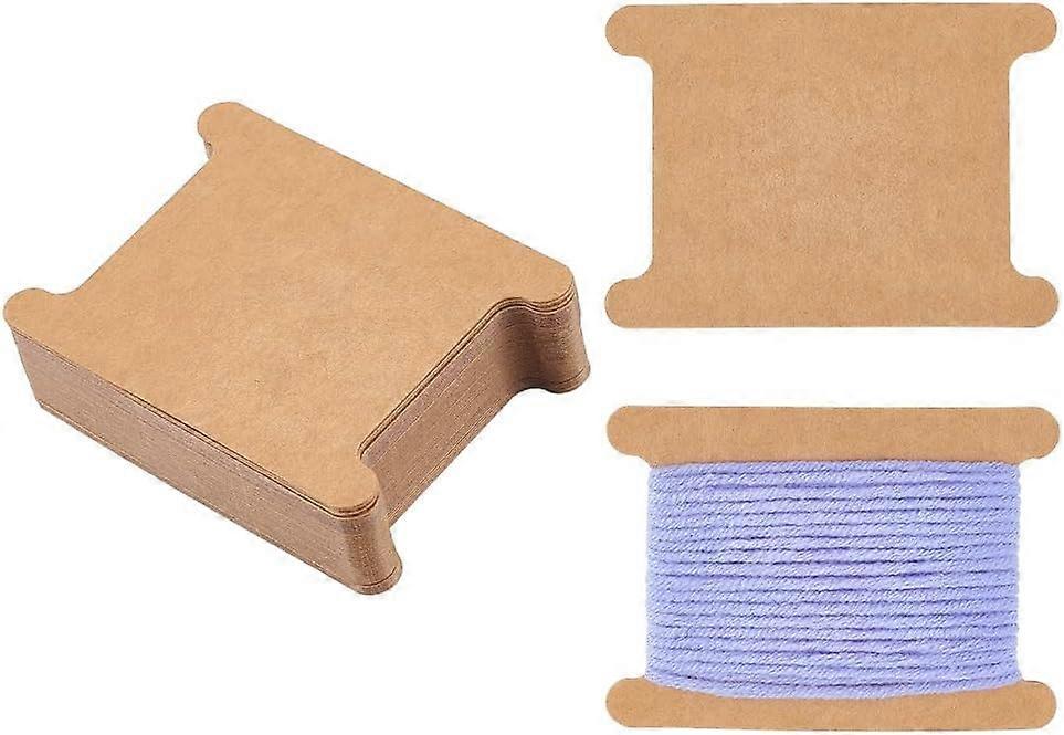 50pcs Ribbon Storage Ribbon Spools Organizer Embroidery Floss Bibbon for Thread Holder Empty Cardboard Yarn Bobbin for Cotton Thread Cross Stitch Craf