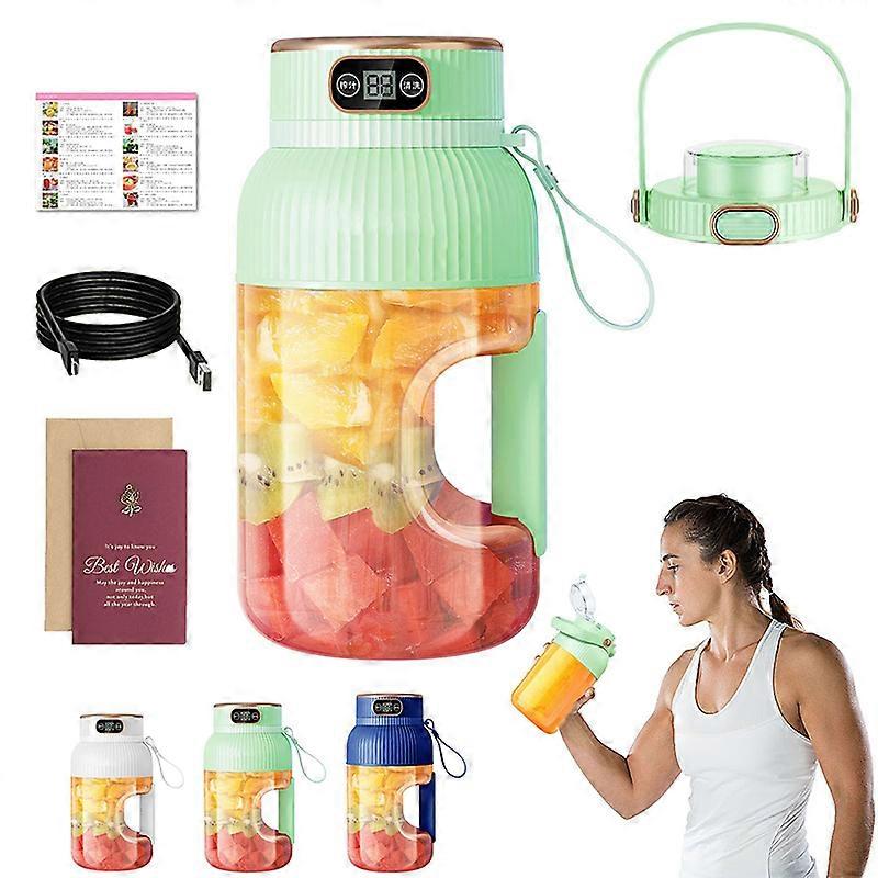 50 % av-multifunksjonell bærbar juicer-kopp med digital skjerm bærbar smoothieblanding