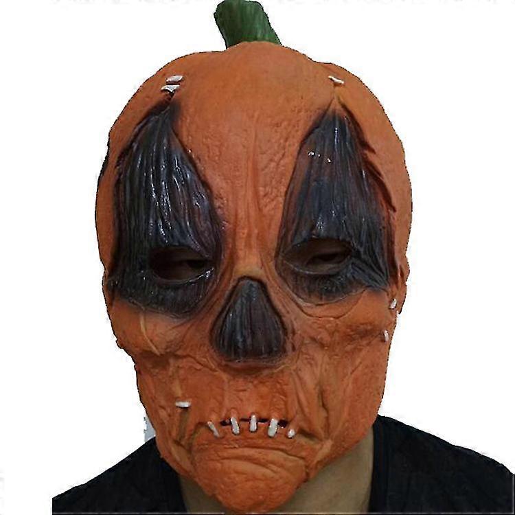 Halloween Ghost Pumpkin Latex Head Cover