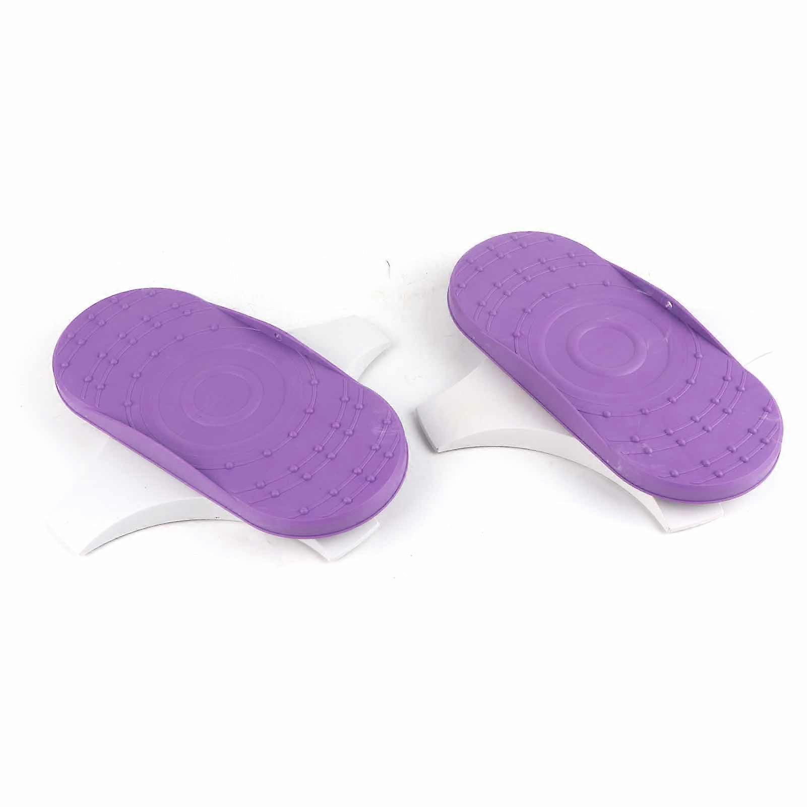 Split Waist Twisting Disc Exercise Waist Thinning Twisting Device Small Mute Figure Training Equipment Massage Type Purple