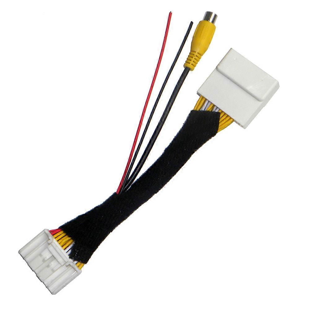 28 Pin Car RCA Video Reverse Camera Convert Cable Adapter for 2 3 6 -5 Demio Axela Roadster MX-5 Mi