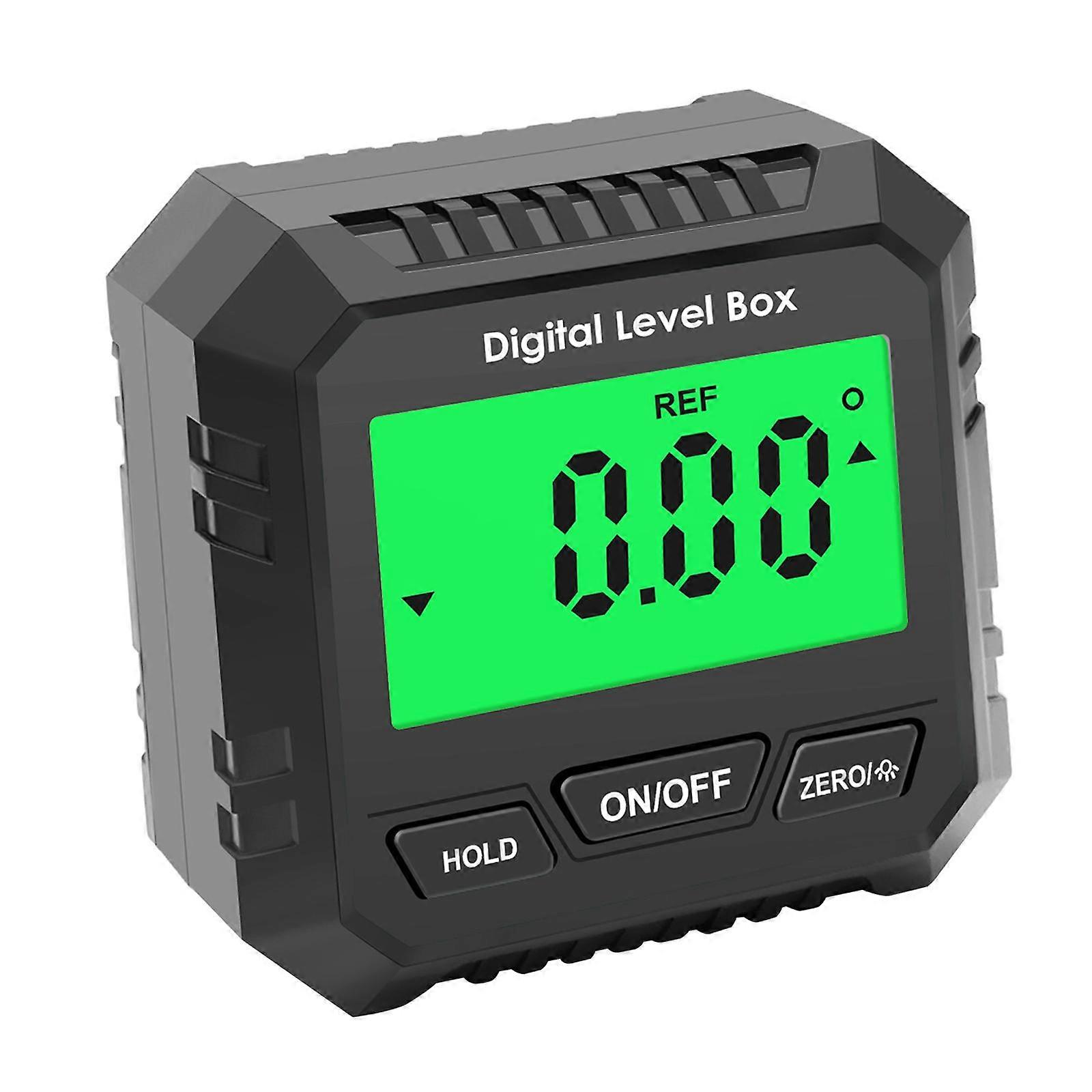 Digital Level Angle Gauge Backlit LCD for Masonry Without blisters Black