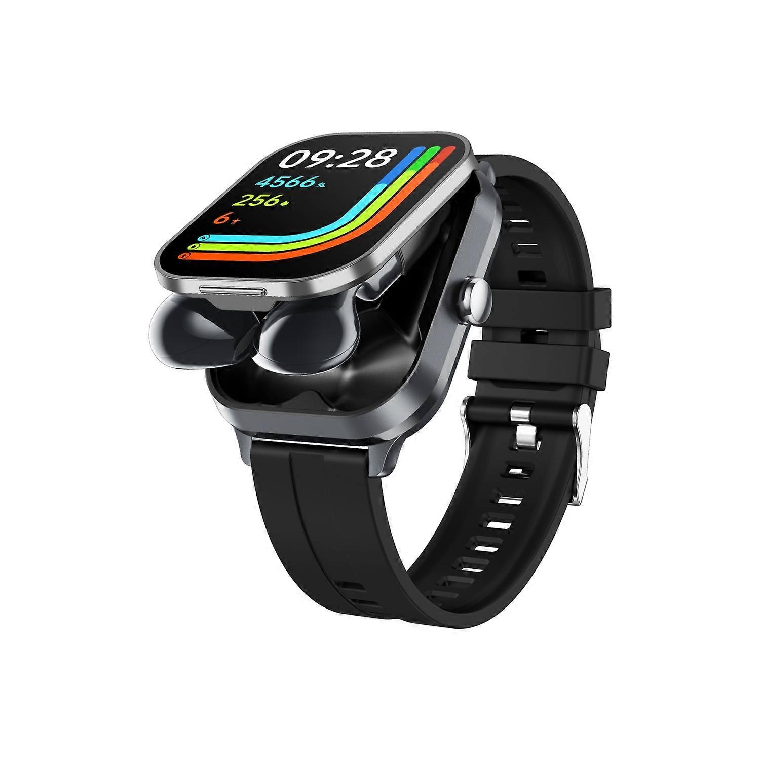 D8 Pro 2 in 1 Bluetooth Earphone Smart Watch