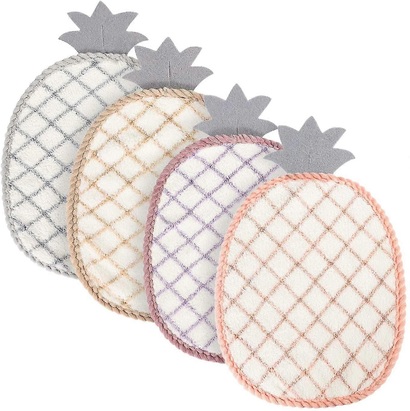 Towel With Hanging Loop, Hand Towel With Hanging Loop, Cute Pineapple Shape