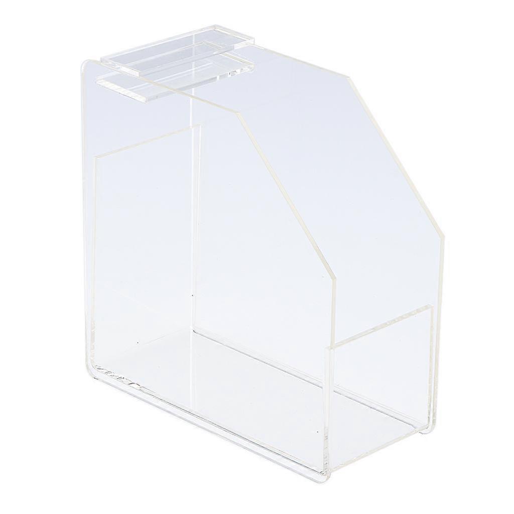 ACRYLIC NAIL FORM DISPENSER - NAIL EXTENSION GUIDE FORMS STORAGE CONTAINER - Frost Golden