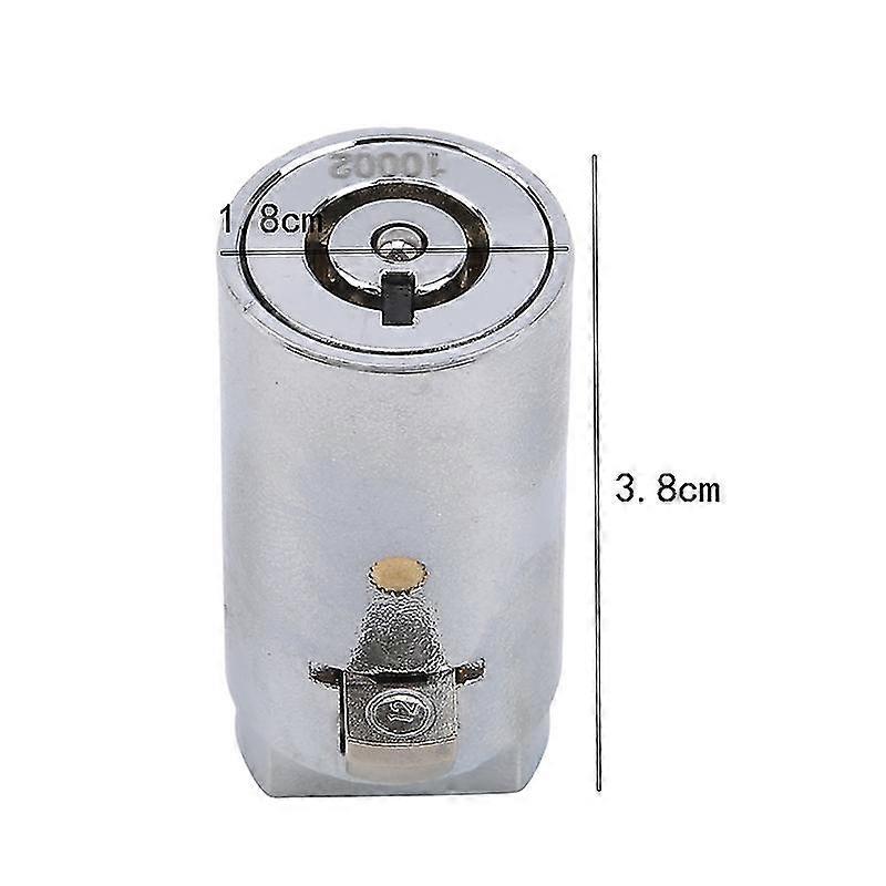 Zinc Alloy Universal Size Key Vending Machine Cylinder Lock Tubular Key Industrial Cabinet Lock Core With 3 Keys
