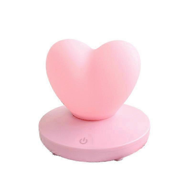WJTG  Heart Shaped LED Light Rechargeable LampJ