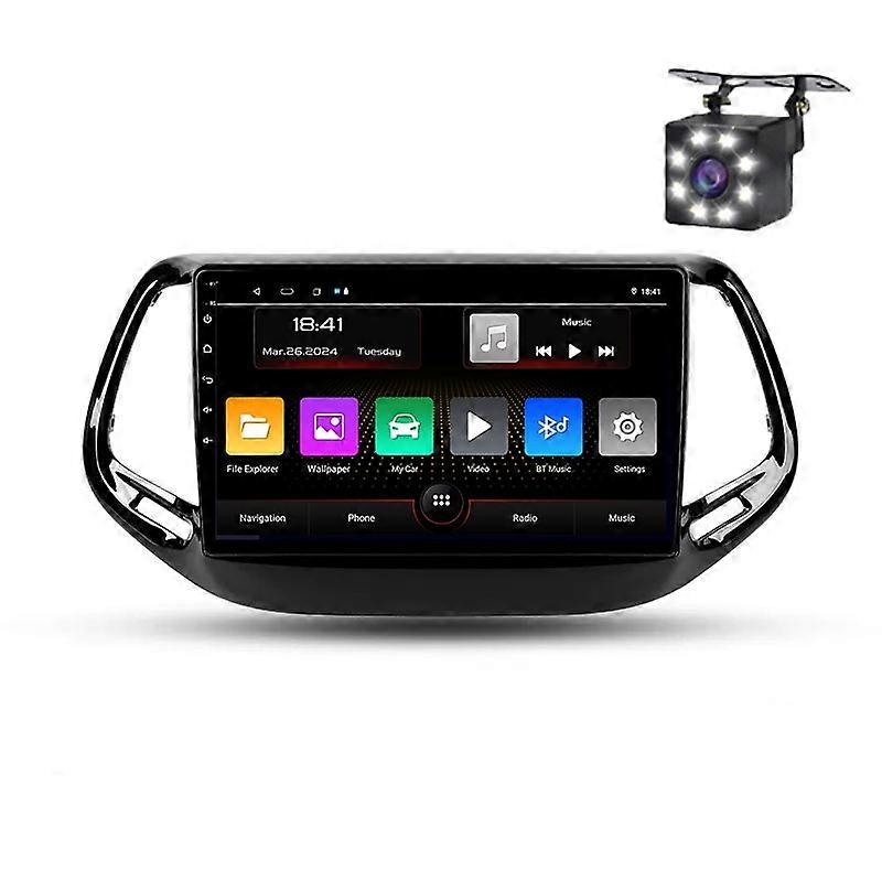 Android Car Radio For Jeep Compass 2 MP 2016 - 2018 Auto Multimedia Player