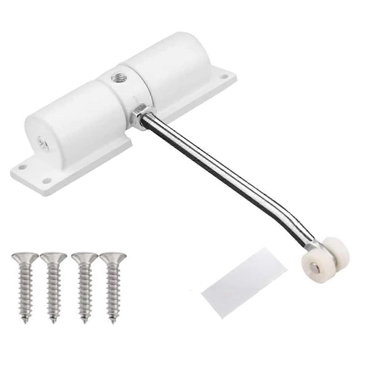 Automatic Door Closer, Zinc Alloy Safety Spring Door Closer Adjustable 30 Kg Closing Door Hinge