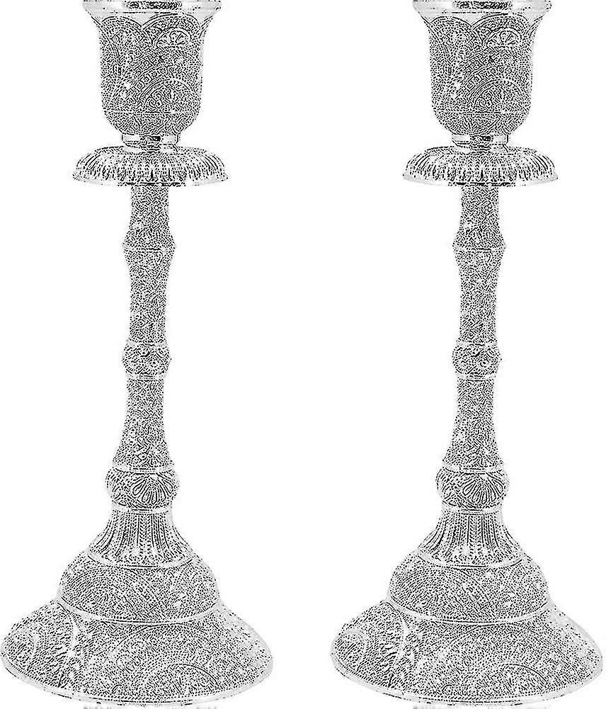 Versilbert/vergoldete Kerzenhalter 2er Set