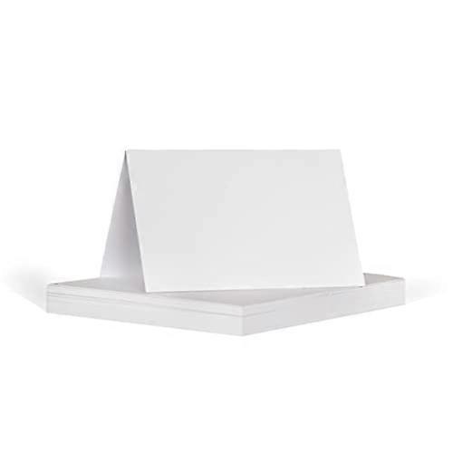 White folded table name cards for party reception birthday 50 or 100 pieces | name cards for table setting | wedding name cards