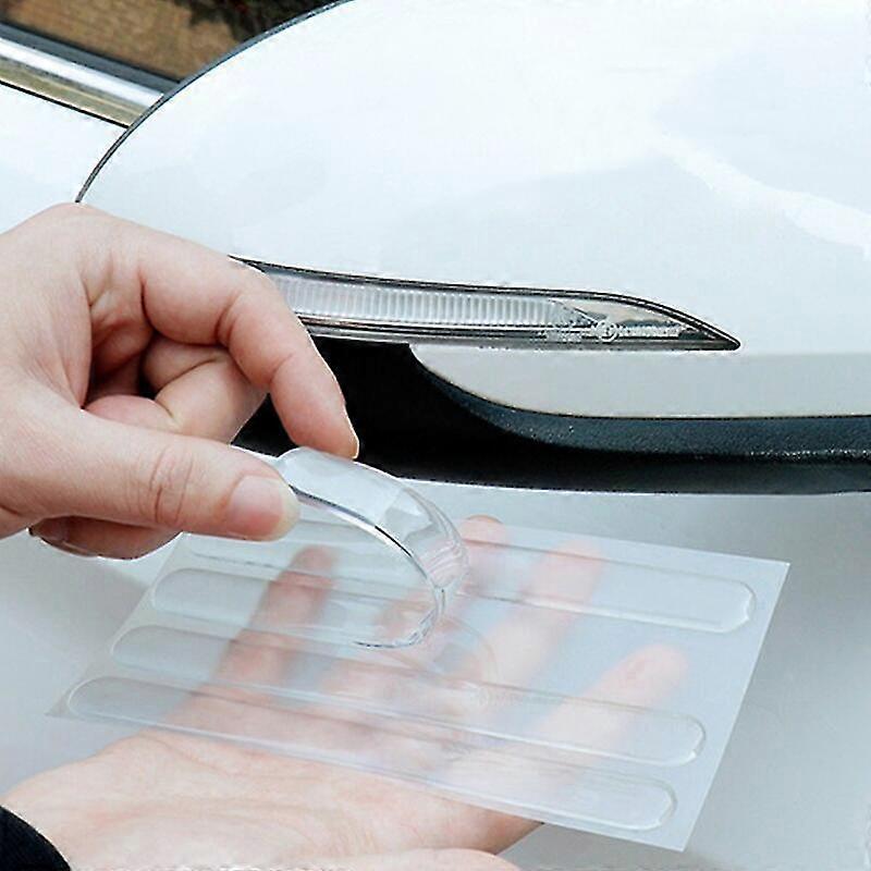 Transparent Car Door Edge Anti-collision Protector Anti Scratch Protection Strips Rearview Mirror Sticker Bumper Scuff Plate Bar