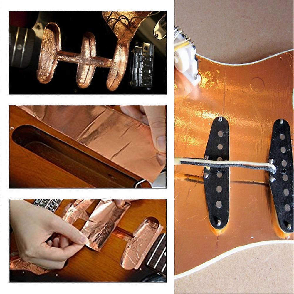 Conductive Copper Tape for Guitar EMI Shielding 10Pcs Multi Use 30x20cm