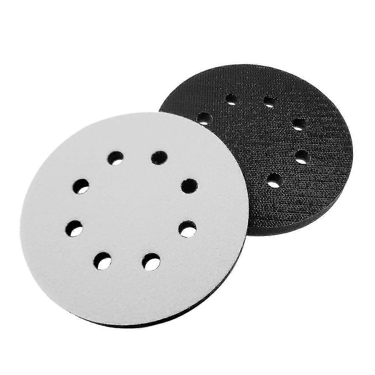 2pcs 5 Inch(125mm)8-hole Soft Sponge Interface Pad Compatible With Uneven Surface PXCL