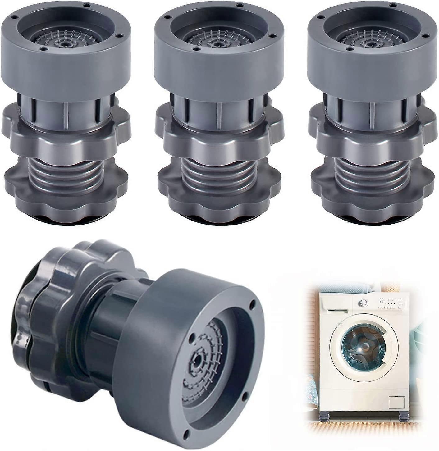 4 pièces tapis anti-vibration pour machine à laver, coussin anti-vibration réglable pour machine à laver, pied anti-vibration pour machine à laver, pied pour machine à laver 