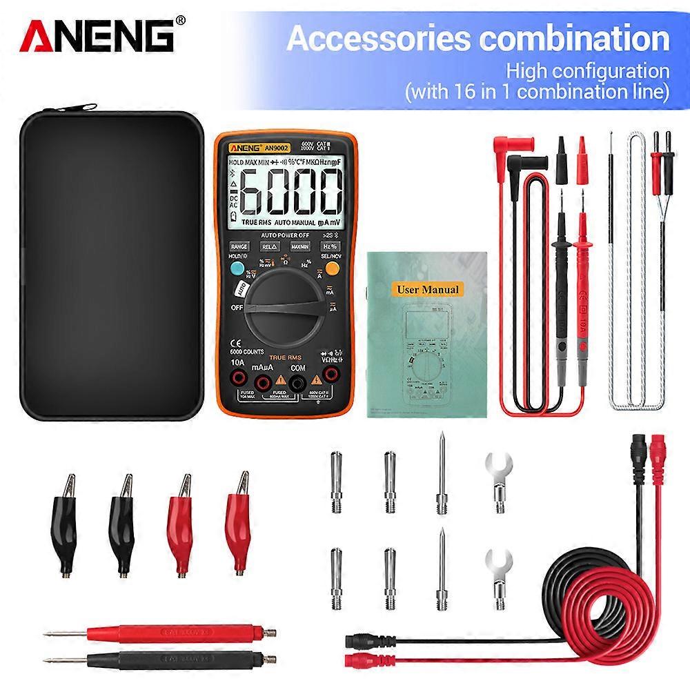 ANENG AN9002 Bluetooth Digital Multimeter 6000 Counts Professional MultimetroTrue RMS AC/DC Current Voltage Tester Auto-Range