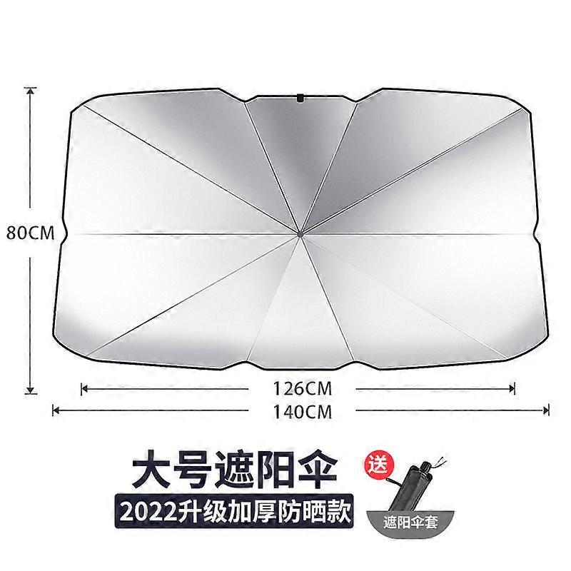 Car Windshield Sunshade Umbrella Type Sun Shade for Car Window Summer Sun Protection Heat Insulation Cloth for Car Front Shading