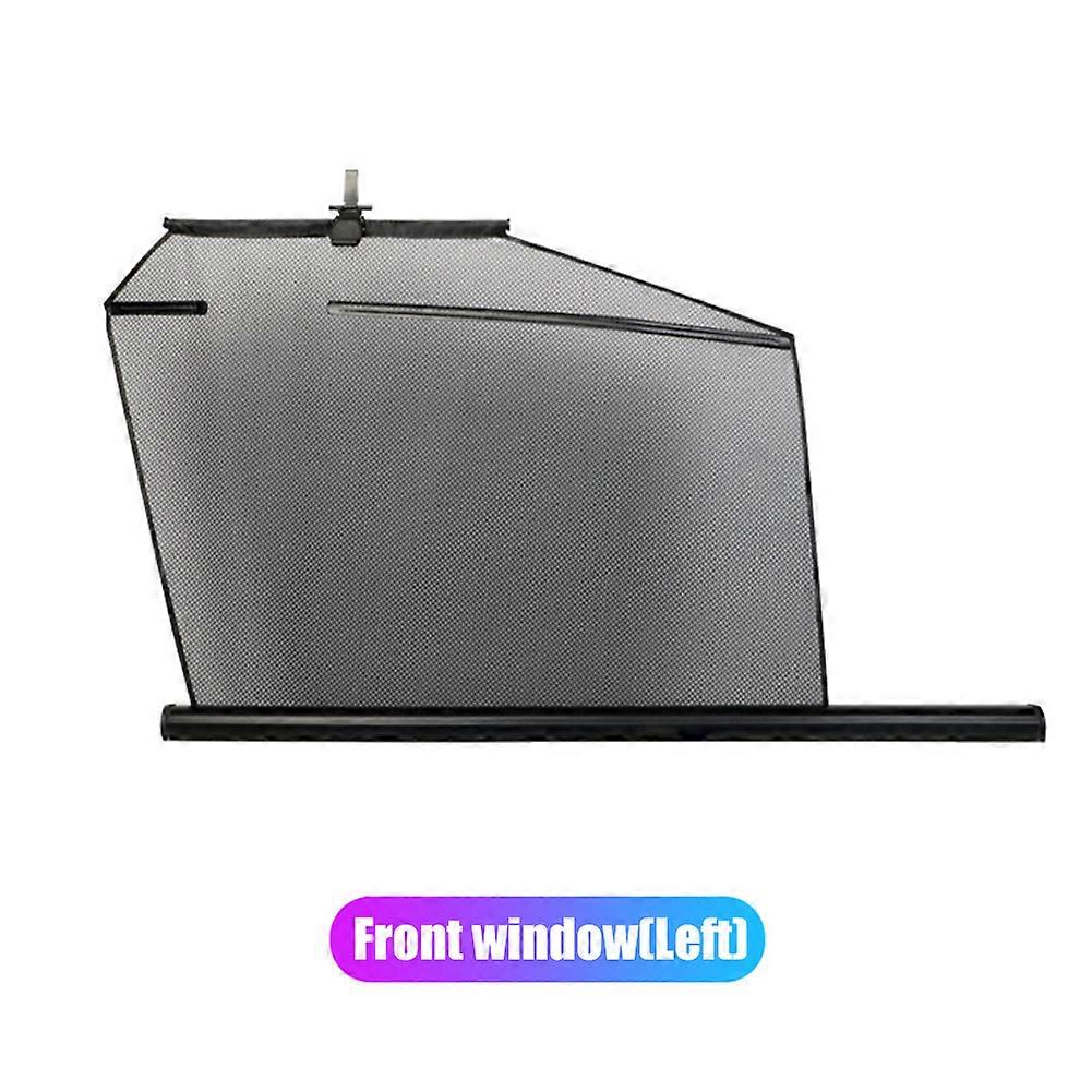 Car Window Shade Retractable Sunshade with Hook Sun Protection Front Rear Window Curtain Cover Universal Shade for Heat UV Glare